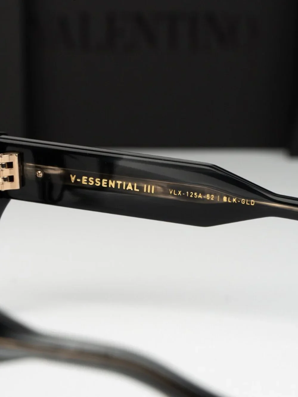 Valentino Women Eyeglasses Black Swirl Cat Eye V-ESSENTIAL-III VLX-125 A NEW